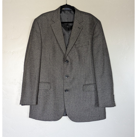 Stafford Blazer Mens 44 Long Wool 3 Button Sports Coat Timeless Professional - Picture 1 of 10